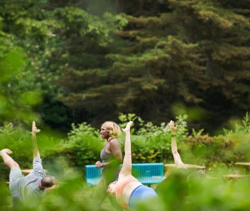 Why outdoor yoga is good for you?