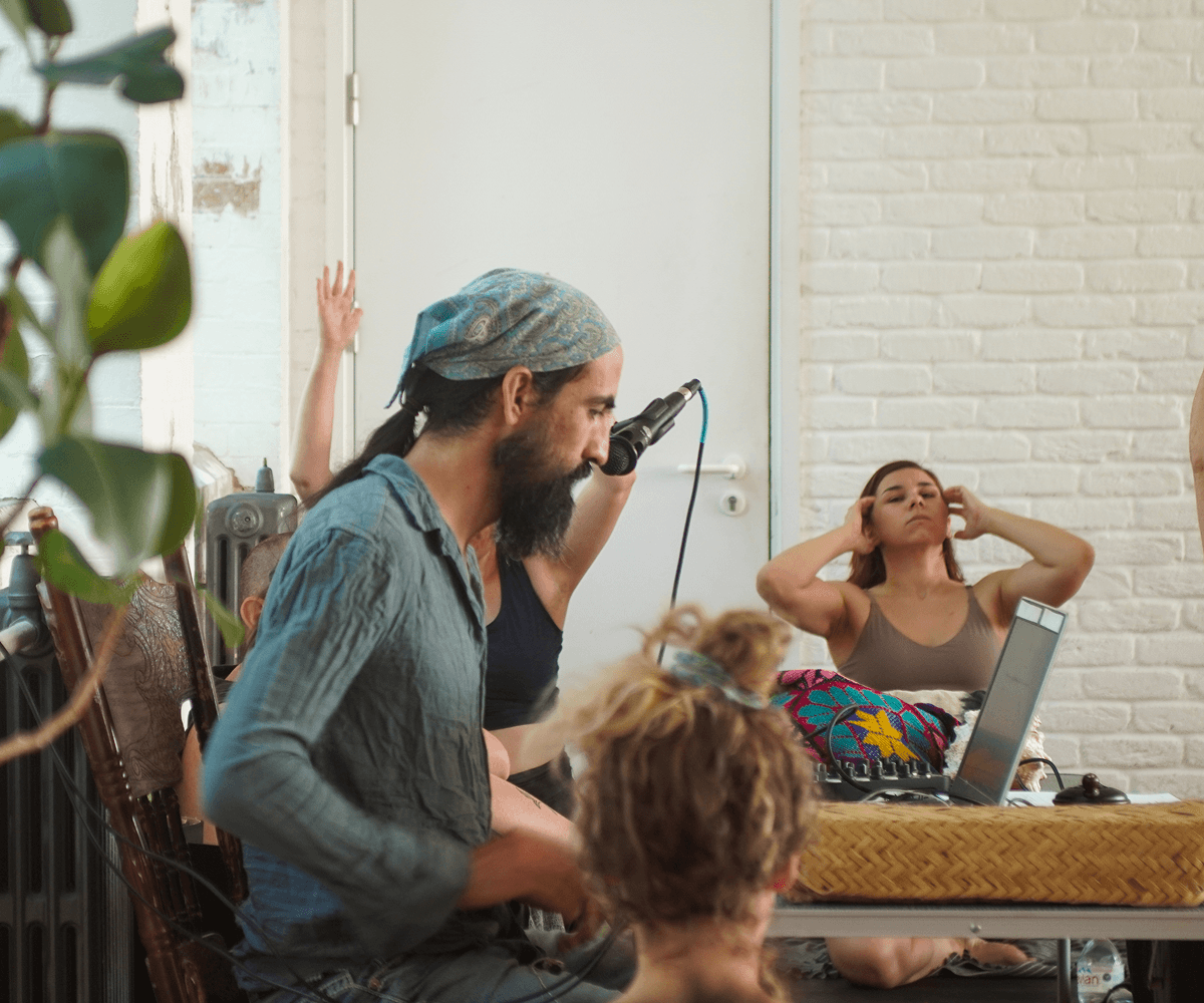 Carlos Mundalah in Mandala Vinyasa Teacher Training