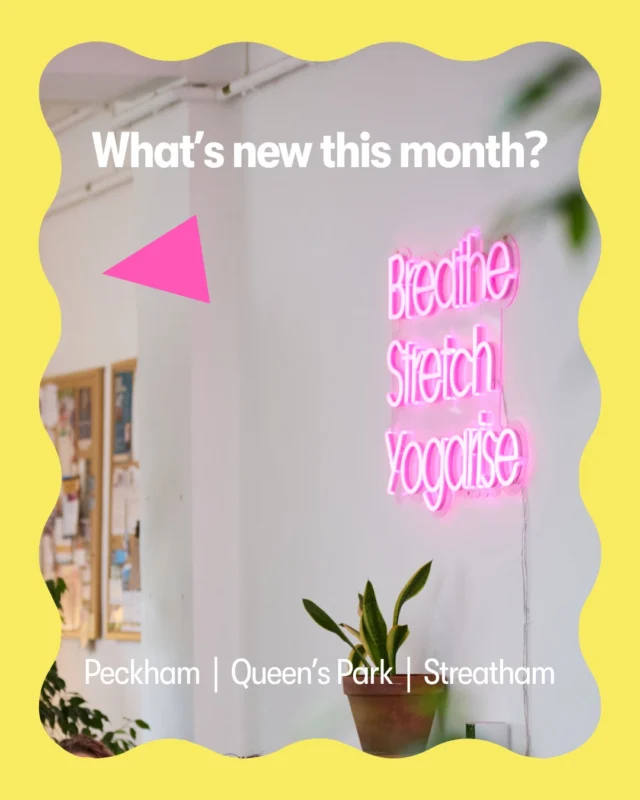 All the newness this August! New classes, fresh faces, outdoor switch-ups, and exciting events coming your way.... Why not have a peek? 👀

NEW IN PECKHAM!

☀️ Peckham Bowls sees @erinprichardyoga return 🙌 10.30-11.30am every fair-weathered Saturday in August.

☀️ Welcome to Charlotte Dade @chardade, teaching Reformer Pilates classes on Wednesday, and soon Tuesday too!

☀️ We have a stellar pair up on the roof @rooftopfilmclub with @shamitaray on Saturday and Richard Knight @peckhamism on Sunday, British weather permitting ofc.

☀️ Coming soon! Group Sound Meditation with @welcometosoundworks @dcrogerson. As a regular face at Yogarise QP, we couldn't be more excited to have tempted him down south! And, in October, Kirtan with Lisa Daopraky.

NEW IN STREATHAM!

☀️ Yogarise YTT Grad, @ellenrstewart is joining us for 12:30 Monday Dynamic Flow from 18th August.

☀️ You wanted more pilates? You got it! Say hi to Amanda @holistic.soufi 12:30 every Thursday from 7th August.

☀️ Plus... Coming soon! Breathwork Transformation with Kerry Flower @together.we.breathe @kerryflowerwellnessyoga (why should Peckham have all the fun?!) First date 1st November.

NEW IN QUEENS PARK!

☀️ We are excited to launch Monday night Reformer classes! Freya Walker is joining the team. 🙌

☀️ Plus... Coming soon! Breathwork Transformation with Kerry Flower - check it out this September, such a treat.

#newclasses #newness #newforaugust #augustwhatson